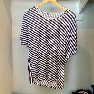 White/Blue stripe shirt